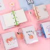 Transparent 3 Ring Mini Loose-leaf Notebook Student Portable Hand Book Binder School Supplies Stationery