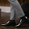 Anzugschuhe Mazefeng Fashion Slip On Herren Anzugschuhe Herren Oxfords Mode Business Kleid Herrenschuhe Klassische Leder Herrenanzüge Schuhe 230223