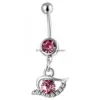 Navel Bell Button Rings D0534 Belly Ring Mix Colors Drop Delivery Jewelry Body Dhgarden Dhjvu