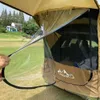 Tenten en schuilplaatsen trunk tent SUVS romp tent voor draagbare kofferbak slaapbed SUV's universele zelfdragende auto -staartverlenging tent J230223