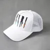 قبعات بيسبول أسود مينيرز قبعات خلف شبكة بيضاء قابلة للتنفس بسيطة أنيقة غير رسمية عابث هوب بوي اللون تطريز القبعات المجهزة PJ032 Q2