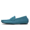 High quality Non-Brand men casual suede shoe mens slip on lazy Leather shoe 38-45 Customize