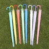 Quality American Creative Automatic Long Handle Straight Rod Transparent Umbrella Wholesale