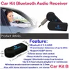 Bluetooth Car Kit Hand Wireless 3.5mm AUX O EDUP V 3.0 FM Sändare Stereo Musikmottagare A2DP Mtimedia Adapter Drop Delivery Mobi DH6TU