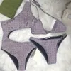 22SS Bayan Moda Bikini Tasarımcısı Mayo Şık Tam Baskı Mayo Kadınlar Yaz Plaj Tatili Bikini Zarif Kadın Bikini Mayo Yüzme Takımları
