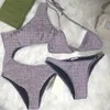 22SS Moda damska Projektant bikini Strój kąpielowy Stylowy pełny nadruk Strój kąpielowy Kobiety letnie wakacje na plaży Bikini Elegancka kobieta Bikini Stroje kąpielowe Stroje kąpielowe