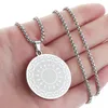 Pendentif Colliers CHENGXUN Mandala Charme Collier Hommes Femmes En Acier Inoxydable Plaqué Or Chaîne Spirituel Talisman Bijoux