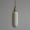 Anhängerlampen handgefertigt weiße plissierte Keramiklampe moderne Origami Porzellan Suspension hängende Lichtrestaurant El zu Hause Esszimmer