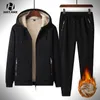 Men's Tracksuits Mens Define Winter Warm Fleece Modyspants de moda de maiúsculas de moda de moda de moda de roupas de roupas esportivas casuais de roupas esportivas mais tamanho M-5xl 230223