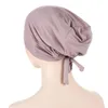 Vêtements ethniques Soft Satin Doublé Musulman Turban Chapeau Intérieur Hijab Cap Islamique Underscarf Bonnet Head Cover Foulard Femme Headwrap Turbante Mujer