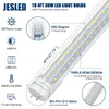 T8 LED Tube Light Bulbs 4FT 36W 4680Lm 6000K 5000K Cold Daylight White T10 T12 Fluorescent Replacement remove ballast D Shaped Bi Pin G13 Dual-end garage warehouse lamp