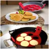 Bakvormen ei pannenkoekring anti -aanbak pannenkoeken maker mal sile ei eiCooker gebakken shaper omelet mods voor keukenaccessoires drop del dhlz8