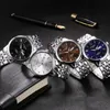 Wristwatches 2023 Luxury Watch Top Brand WLISTH Fashion Auto Date Week Clock Men Women Watches Waterproof Stainless Steel Couple Set