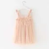 Girl's Dresses Birthday Strap Dress For Baby Girl Clothes Summer 3D Angel Wings Fairy Princess Mesh Tutu Dresses Kid Party Costume Z0223