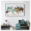 Poster e stampe nordici Wall Art Canvas Painting Immagini a parete di animali astratti per la camera dei bambini Paesaggio Foresta Orso Volpe Lupo Woo