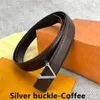 Designer Belt Gold Silver Buckle Genuine Cowhide Letters Style for Man Woman Waistband Belts Width 2.4cm 2 Colors Optional
