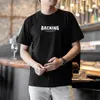 内部のゆるい服を着た短袖のTシャツ、夏のファッション、ソリッドカラーキャンディーの色半スリーブのTシャツ