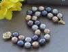 Strand Beaded Strands 2Strands 8 '' 13mm Noir Gris Or Rond Edison Keshi Perle Bracelet RoseBeaded Lars22