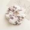 Dames haar sjaal scrunchies paardenstaarthouder hoofd buigt elastische haarbanden ring sieraden 2023 accessori