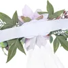 Fleurs décoratives fleur artificielle en plastique soie tissu chaise décoration nordique Vintage bricolage mariage arc fête d'anniversaire toile de fond pays