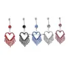 Navel Bell Button Rings D0138 Heart Belly Mix Colors Drop Delivery Jewelry Body Dhgarden Dhr0A