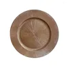 Table Mats 8Pieces/set Europe Diameter 33cm Gold/Silver Plastic Plates Insulation Dishes Heat Resistant Mat GRP01