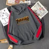 Novo moletom primavera outono e inverno com estampa de chama dourada unissex moletom com capuz casaco Hip Hop Harajuku