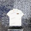 xinxinbuy Hommes designer Tee t-shirt 23ss Angleterre Lettre broderie manches courtes coton femmes blanc noir kaki gris XS-L