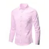 Chemises décontractées pour hommes chemises robes formelles extensibles masculines chemises de mode coréenne Slim Fashion Chemises sociales de luxe pour hommes 230223