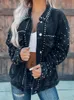 女性用ジャケットソリッドカラー長袖デザインセンスコート秋の冬の衣料品スタイルファッショントップ230222