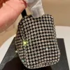 Borsa tote di lusso con diamanti Borse firmate 5A Portacarte Borsa a tracolla moda donna Portamonete trapuntato con confezione regalo Portafoglio