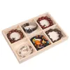 Bolsas de jóias 6/12 grades empilháveis ​​para exibição de madeira anel de porta -voz do porta