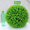 Decorative Flowers Home Wedding Party El Front Porch Potted Plant Decoration Artificial Ball Round Boxwood Hanging Indoor Outdoor