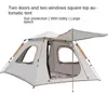 Tenten en schuilplaatsen Outland Outdoor Camping Leisure Park met lobby vierkant Regenbestendig zonneschadebediking Volledig automatische tent Quick Open J230223