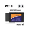 Codelezers Scan Tools Elm327 V1.5 Bluetooth/Wifi Obd2 Scanner Elm 327 Pic18F25K80 Diagnostic Tool Obdii Voor Android/Ios/Pc/Table Dhulo