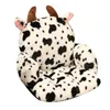 Pillow Cartoon Cows Are Surrounded By S And 15.7 21 In Seating Foam Lumbar Support Plane