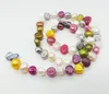 Choker Wholesale 20PCS Mixed Color 8MM Freshwater Baroque Pearl Necklace 18 Inches. Free Delivery