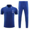 23 24 спортивный костюм Paris Training Kit для взрослых с коротким рукавом Survetement chandal futbol футбол футбол 2023 2024 PSGS тренировочный костюм комплект 05