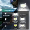 COB LED Solar Floodlights Powered Light Outdoors PIR Motion Sensor Sunlight Waterproof Wall Emergency Street Security Lamp For Garden