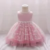 Girl Dresses Toddler Summer Baby Girls Fancy Beaded Kids Princess Dress For Party Wedding Children Formal Evening Clothes