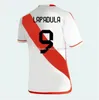 24 25 Copa American Peru Futbol Formaları Evde Beyaz Siyah Lapadula Luis Lberico Pineau Cuevas Cartagena Tapia Valera Aquin Futbol Gömlek