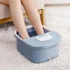 Spa de massage pour pieds chauffants peu encombrants pour soulager les douleurs musculaires des pieds, baignoire spa pour pieds pliable à contrôle numérique de la température