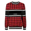 Herfst 2023 Europese high-end op maat gemaakte dames nieuwe hoogwaardige casual sweater letter vintage verdikte warme sweater sweater top S M L XL