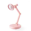 Table Lamps Foldable LED Desk Lamp Night Light Student Dormitory Study Book Reading Eye Protection Lights USB Recharge