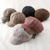 Berretti Mosteria Autunno Inverno Cappello Reticolo da donna Ottagonale Tempo libero Pittore Cappelli Sboy Cap Snapback Berretti da baseball GorraBerets da uomo