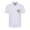 2023 Nya designers Summer Polos Mens H￶gkvalitativa broderier Black Men's T-shirts Logo Spring Pure Cotton Short Sleeve T-shirt f￶r