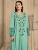 Etniska kläder vestidos femininos kaftans för kvinnor abaya dubai arabiska pakistanska kalkon islam muslim lång klänning mantel longue femme musulmane