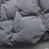 Мужские жилеты хип -хоп воротниц Parkas Must Mens Winter Толстый теплый твердый цвет нерегулярный дизайн.