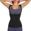 Women's Shapers Women Sauna Shaper Vest Thermo Sweat Shapewear Tank Top Slimming Vest Waist Trainer Corset Gym Fitness Workout Zipper Shirt 230223