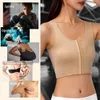 Frauen Shaper Misdhin Brust Binder Lesben Wildheit Seamless Women Tanktop Bra Bustier Unterwäsche Reißverschluss Korsett Flachweste Plus Größe Shaper 230223